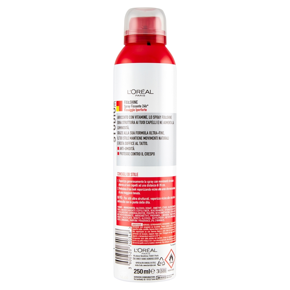L'Oréal Paris Studio Line Fix&Shine 8 Spray fissante 24h 250 ml